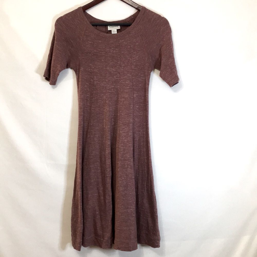 Ganni Jersey Dress Muted Red Size Small